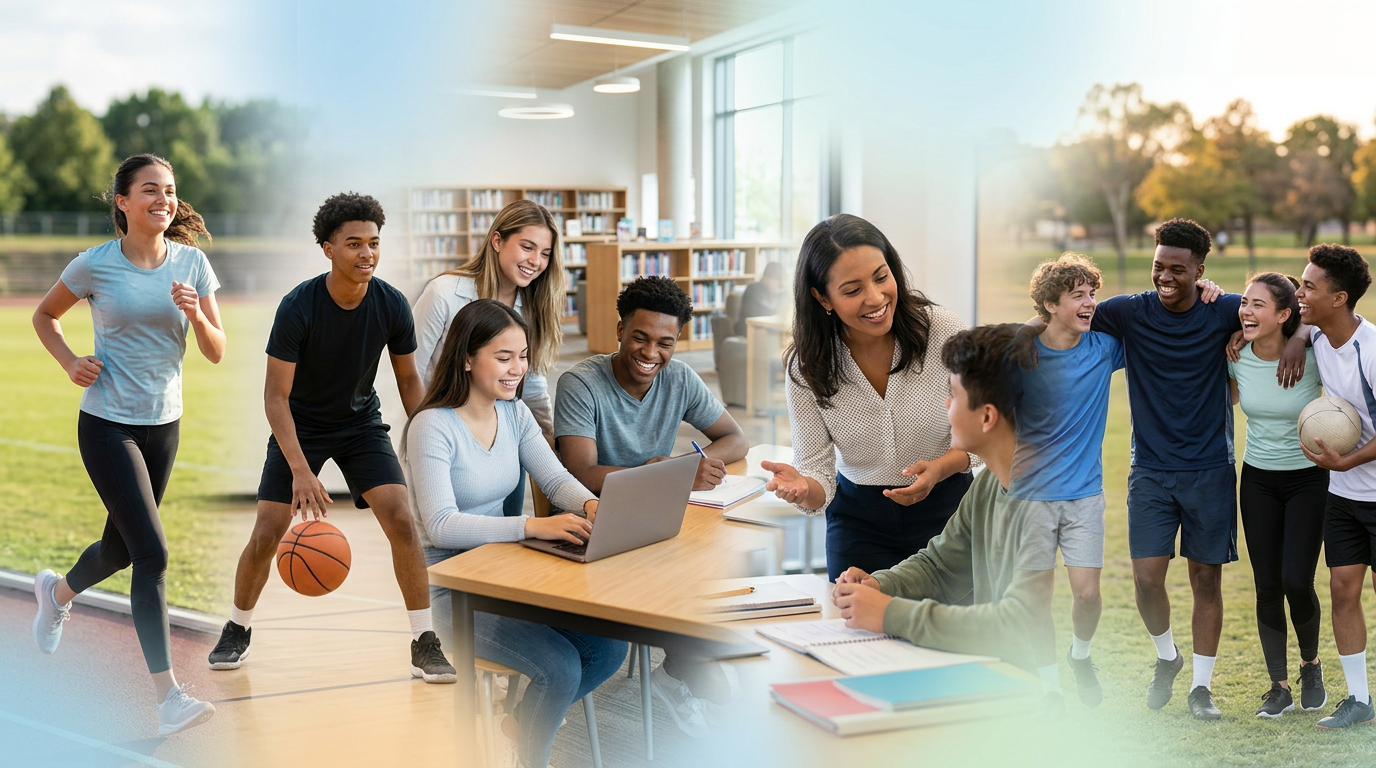Mentor and youth in a collaborative session